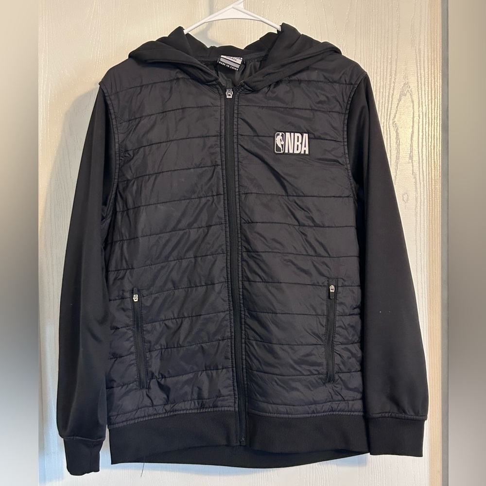 NBA | Kids Black Puffer Jacket | Size Small